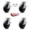 Service Caster 8 Inch Kingpinless Phenolic Wheel Caster Brakes 2 Swivel Locks SCC, 4PK SCC-KP30S820-PHR-SLB-BSL-2-SLB-2 - alternate 6